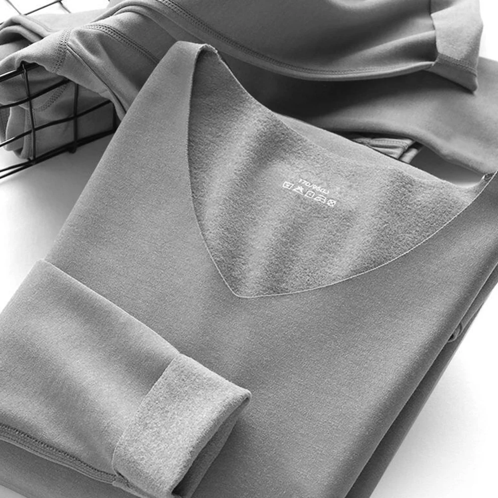 Кальсоны для мужчин и женщин теплое термобелье 2 шт./компл. одежда зимний