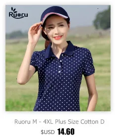 Ruoru M-6XL large size muticolor striped polo shirt women summer spring polo women short sleeve polo femme polo shirt