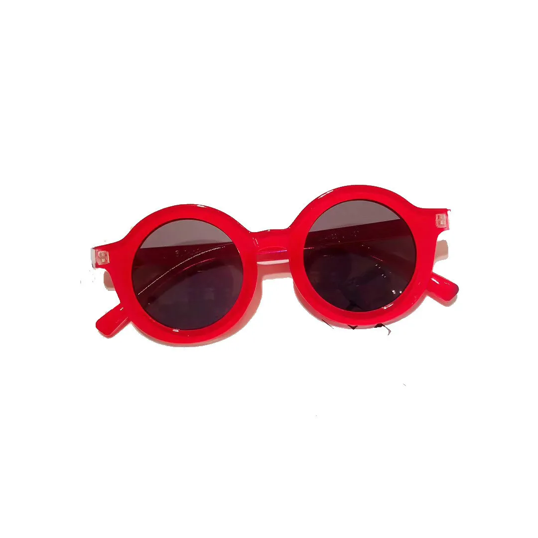 Модные круглые очки детские солнцезащитные очки в стиле ретро для детей ...