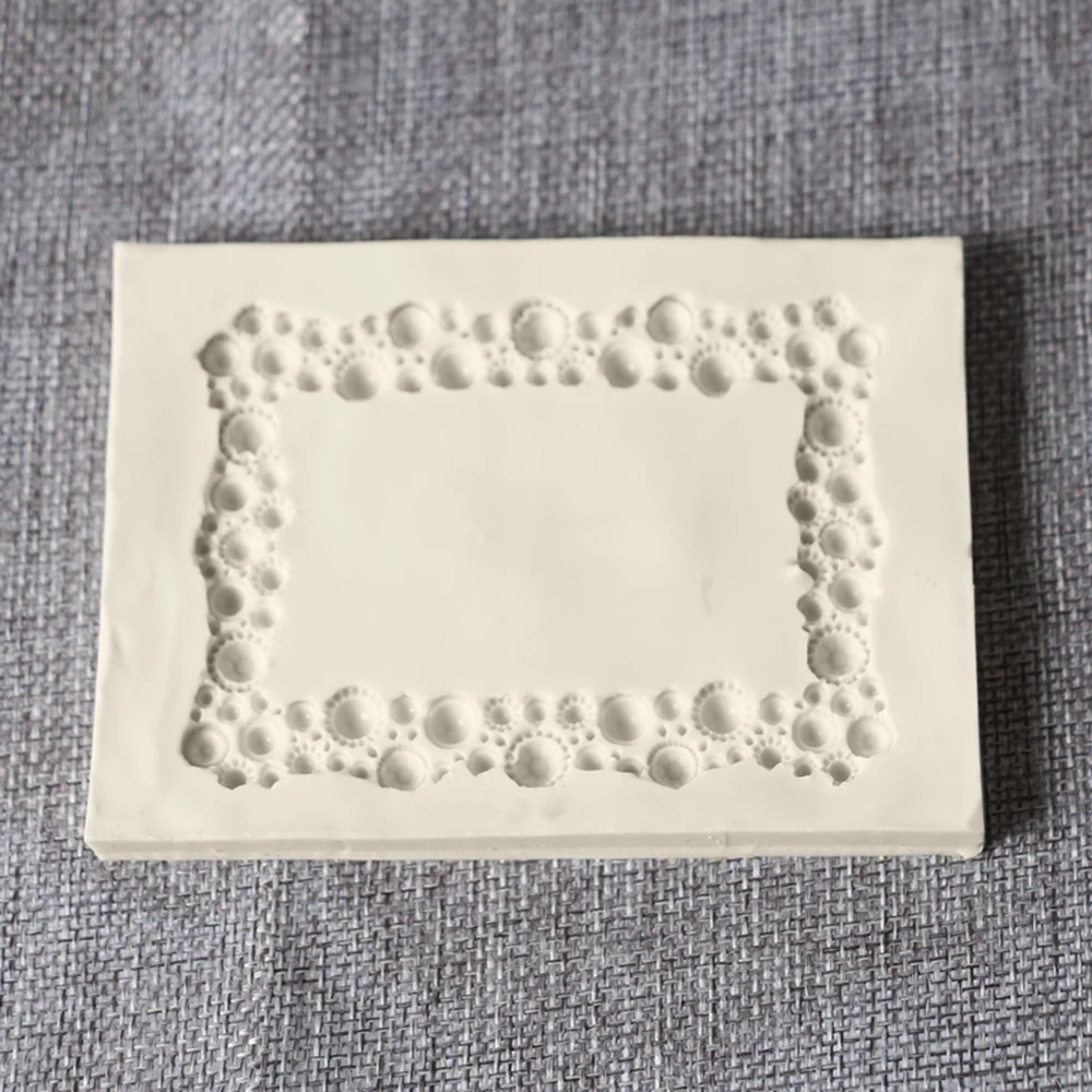 DIY фоторамка Форма для торта без палочки форма для торта шоколада 3D силиконовая форма для выпечки сахарный из мастики формы для помадки инструмент для украшения торта
