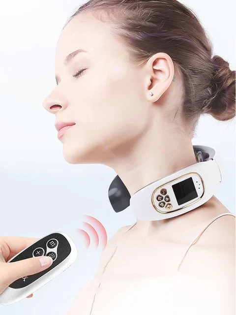 Wireless Neck Massager 6 Head 3D USB Cervical Infrared Heating