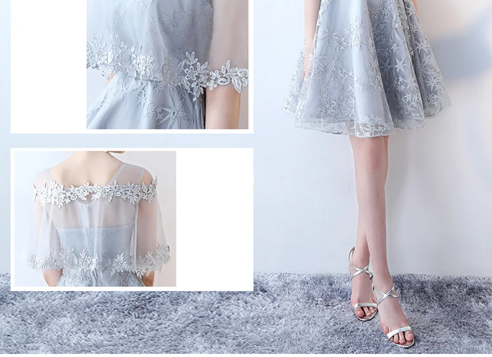 LAMYA Short Simple Embroidery Prom Dress Princess Banquet Evening Party Dress 2022 Sexy Special Occasion Gowns ball gown dress