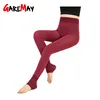 Pantalones gruesos de terciopelo para mujer, mallas cálidas de terciopelo de alta elasticidad y buena calidad para invierno y Navidad ► Foto 3/6