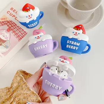 

Dropship Customizable Cartoon Rubber Headphone Case for Apple AirPods Bluetooth Headphone Holster Anime Storage Box