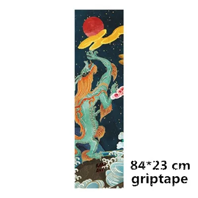 griptape84x23cm 84 мм скейтборд ручка лента Песочная бумага Размер 84x23 см - Цвет: griptape84x23cm