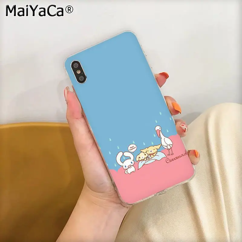 A7 MaiYaCa милый мультфильм cinnamoroll Coque Shell чехол для телефона Apple iphone 11 pro 8 7 66S Plus X XS MAX 5s SE XR чехол для мобильных телефонов - Цвет: A7