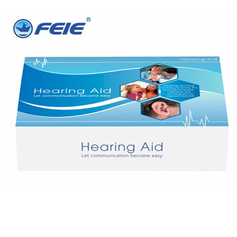 FEIE Analog Pocket Hearing Aid Portable Wire Earplugs Sound Enhancement Suitalbe for Elderly With B