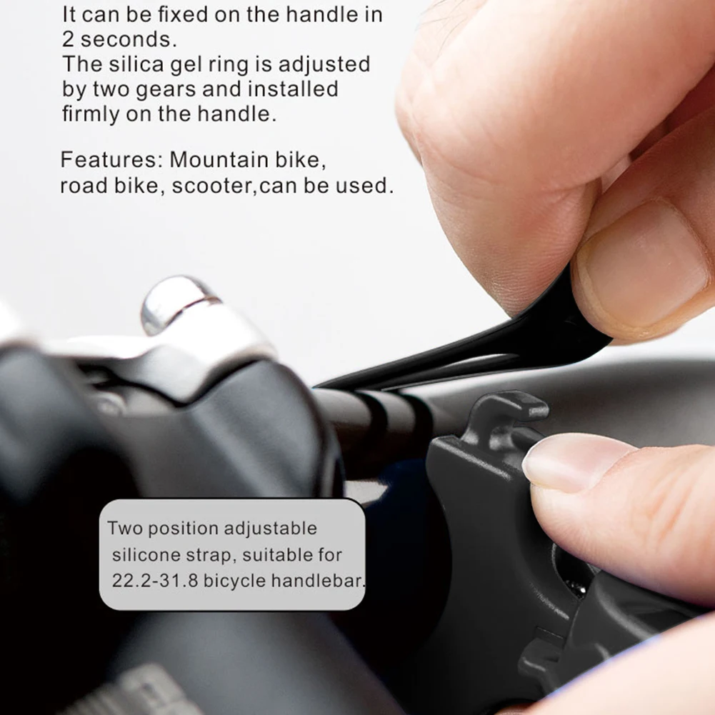 Bicycle Bell Electronic Horn USB Rechargeable Cycling Handlebar Alarm Ring