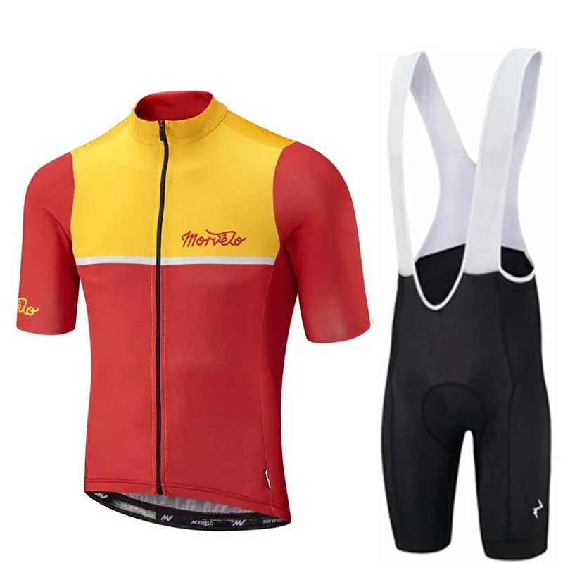 2 Triathlon Pro Team Morvelo, мужские велосипедные Джерси с длинным рукавом, комплекты для горного велосипеда, дышащие шорты, одежда, Майо, Ropa Ciclismo - Цвет: 2