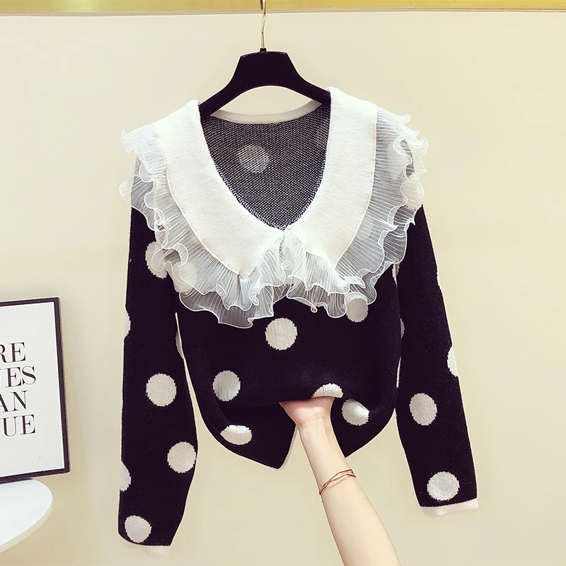 2020 New Autumn Winter Sweet Tops Women Pullovers