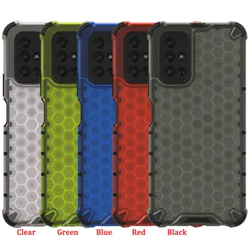 

30pcs/lot Shockproof Cover For Huawei Honor 30S PC + TPU Hybrid Honeycomb Series Case