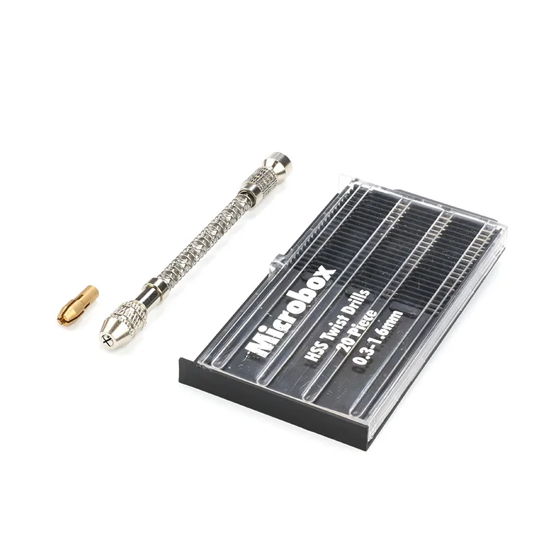 

Model Crafts Punched Semi-automatic Hand-held Drill Bodhi Beeswax Walnut Drill Handmade Drilling Bit Set