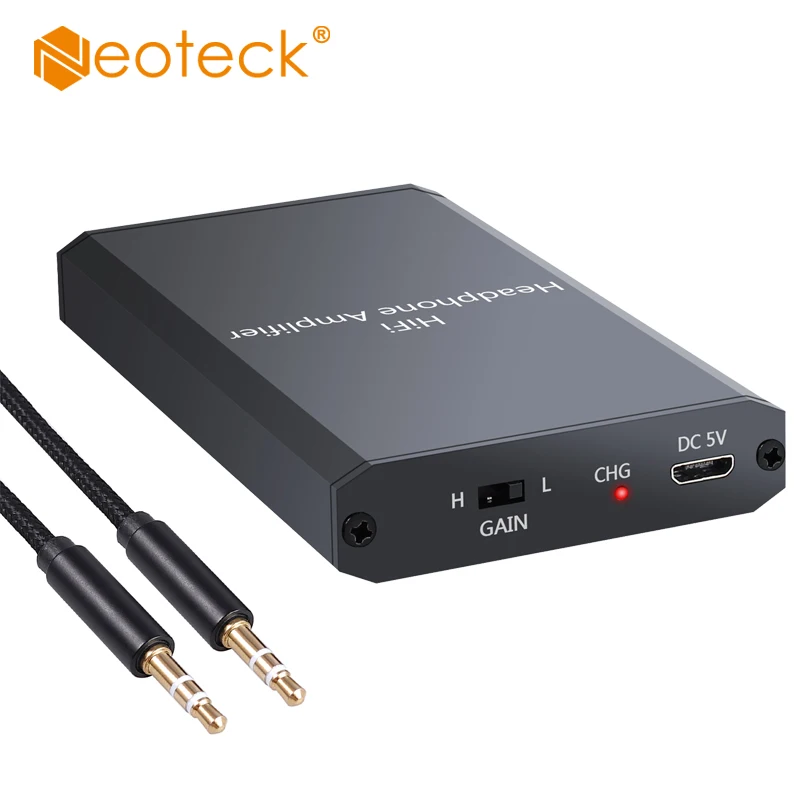 Neoteck Professional Portable Mini 3 5mm Headphone Audio Amplifier for Phone HIFI Headphone Amplifier With 1 2m USB Power Cable