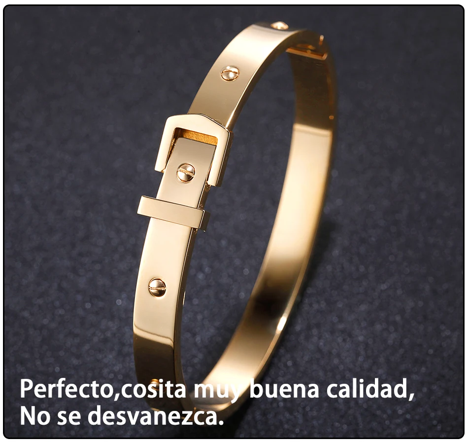 Bangles Bracelet Stainless Steel Femme (6)