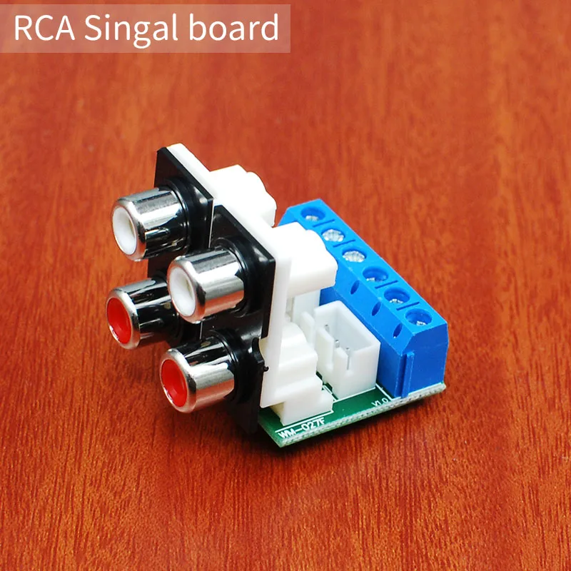 ezqnirk 1 PZ 3 PIN Connettore RCA Connettore a quattro canali Scheda segnale audio 4RCA a XH2.54/5.08 Modulo connettore,DIY KIT