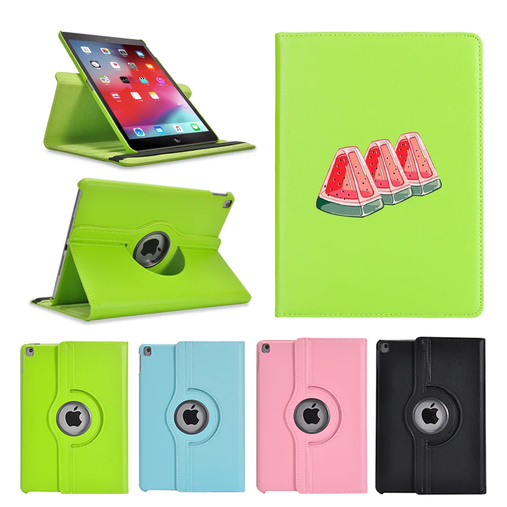 Ipad2 3 4 360° Rotating Leather Stand Case Watermelon Tablet Cover Protective For 2020 iPad Pro