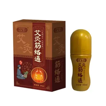 

1pc Wormwood Velvet Liquid Cervical Spine Joint Chinese Herbal Pain Relief Moxibustion Liquid Fever Pain Relief Body Massage