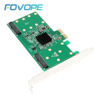 

mSATA PCI e Adapter RAID mSATA SSD to PCI e Adapter mini SATA PCIe PCI-e x2 Expansion Card Converter Card