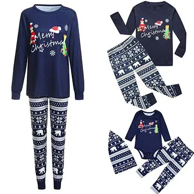 Dark blue Новая сумочка в виде тыквы на Хэллоуин, комплект для всей семьи, оранжевые пижамы для мужчин и женщин, комплект детской одежды для взрослых, Ночная одежда для сна с кошками - Цвет: Dark blue