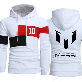 

Messi Hoodie Men Messi 10 Print Sportwear Men Hoodies Sweatshirts Casual Coat Slim Fit Hoody Harajuku Hooded Tracksuit