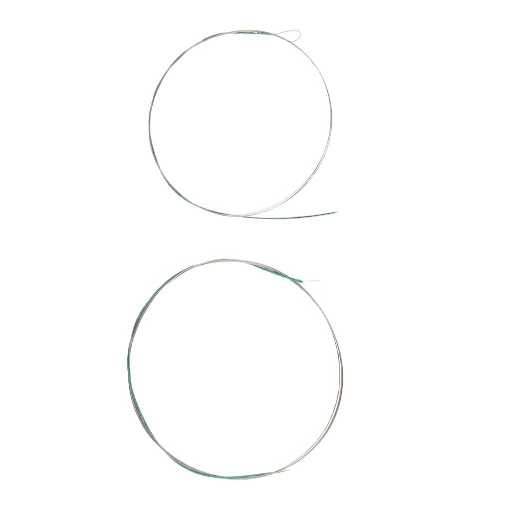 2 Pieces Erhu Replacement Steel Strings for Chinese Violin Fiddle Parts