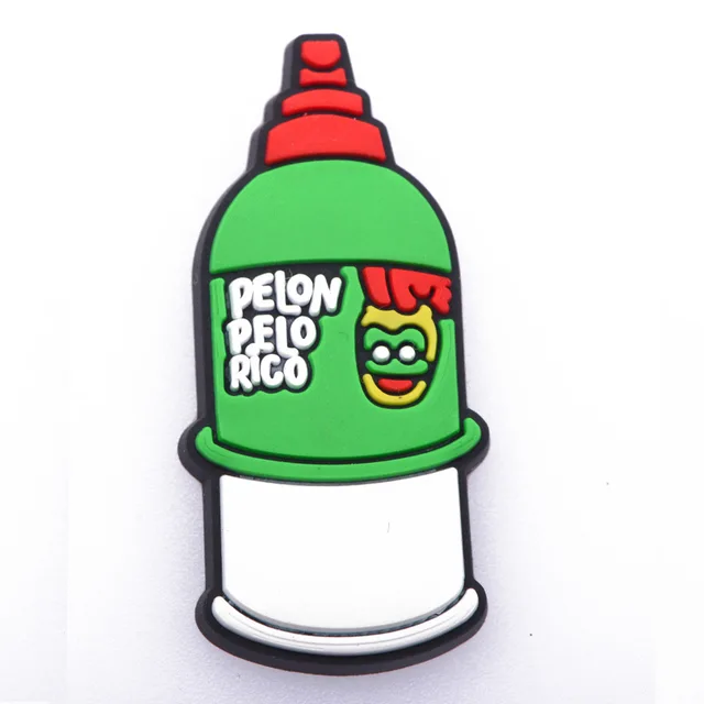 Hot Sell PVC Mexican Food Croc Shoe Charms Mexico Women Snake Drink Grill Chips Shoe Decorations Colorful Sports Car Accessories c0124