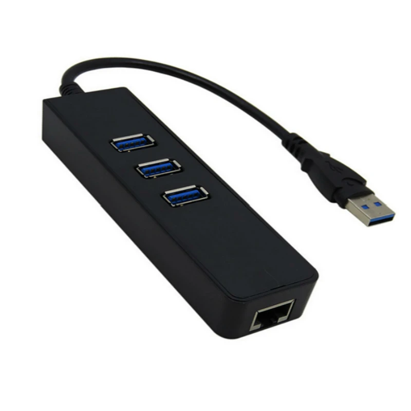 1000Mbps USB3.0 Gigabit Ethernet Adapter USB To RJ45 Lan Mạng 3 Cổng USB3.0 Trung Tâm Cho Windows 7//8/10/Vista/XP/Linux Máy Tính best wifi adapter for pc Network Cards