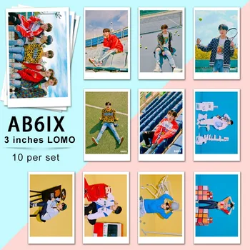 

10PCS/Set Kpop AB6IX New Album LOMO Cards New Fashion HD Self Made Paper Photo Card Photocard For Fans