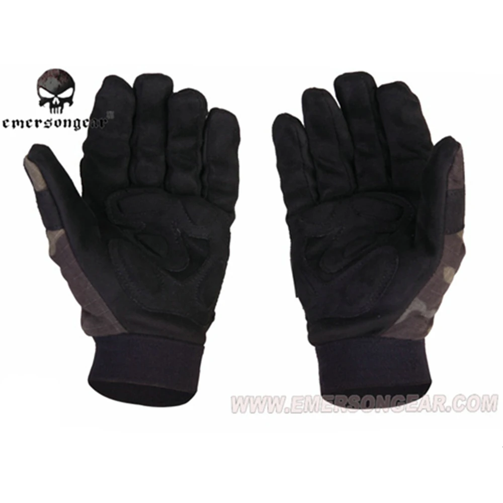 Emerson gear Emerson тактические Защитные перчатки с полным пальцем легкие перчатки для страйкбола охотничья Защитная Экипировка MCBK