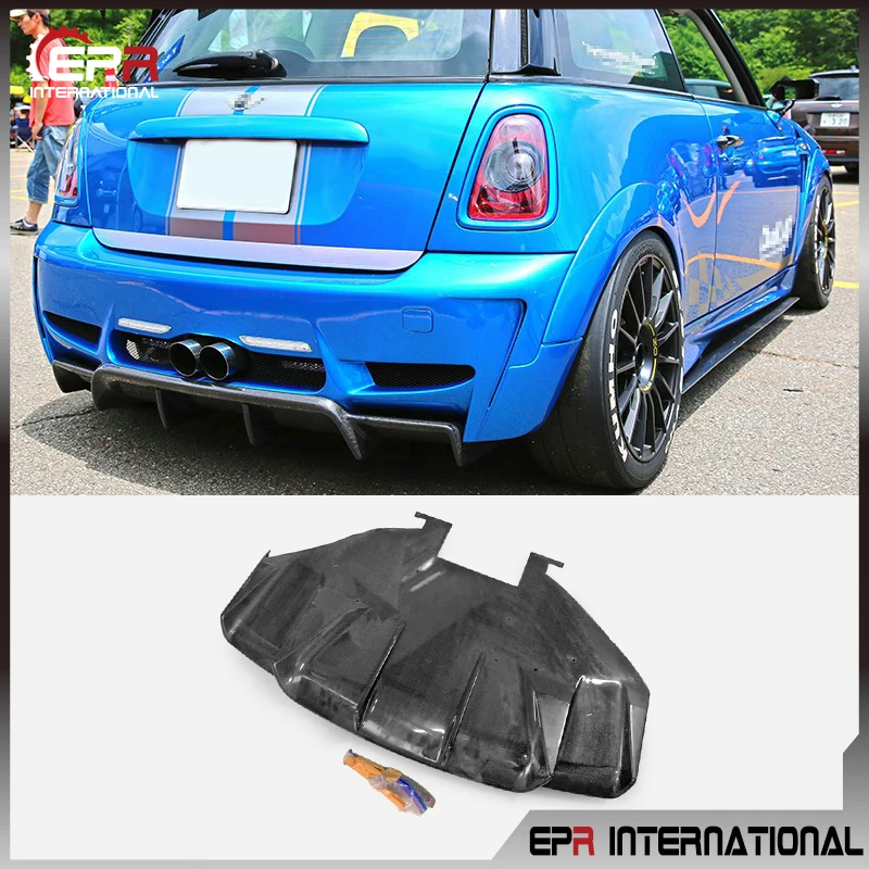 For Mini R50 R53 Mini Cooper AQR Style Fiberglass Rear Spoiler Roof Wing Kit