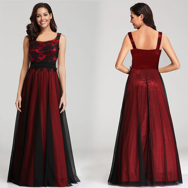 

Europe And America AliExpress New Style Elegant Debutante Retro Dinner Annual General Meeting Evening Gown Dress