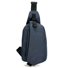 Простая Высококачественная Корейская версия повседневной противоугонной нагрудной сумки с отверстием для наушников, мужской однотонный ремень на одно плечо, нагрудные сумки