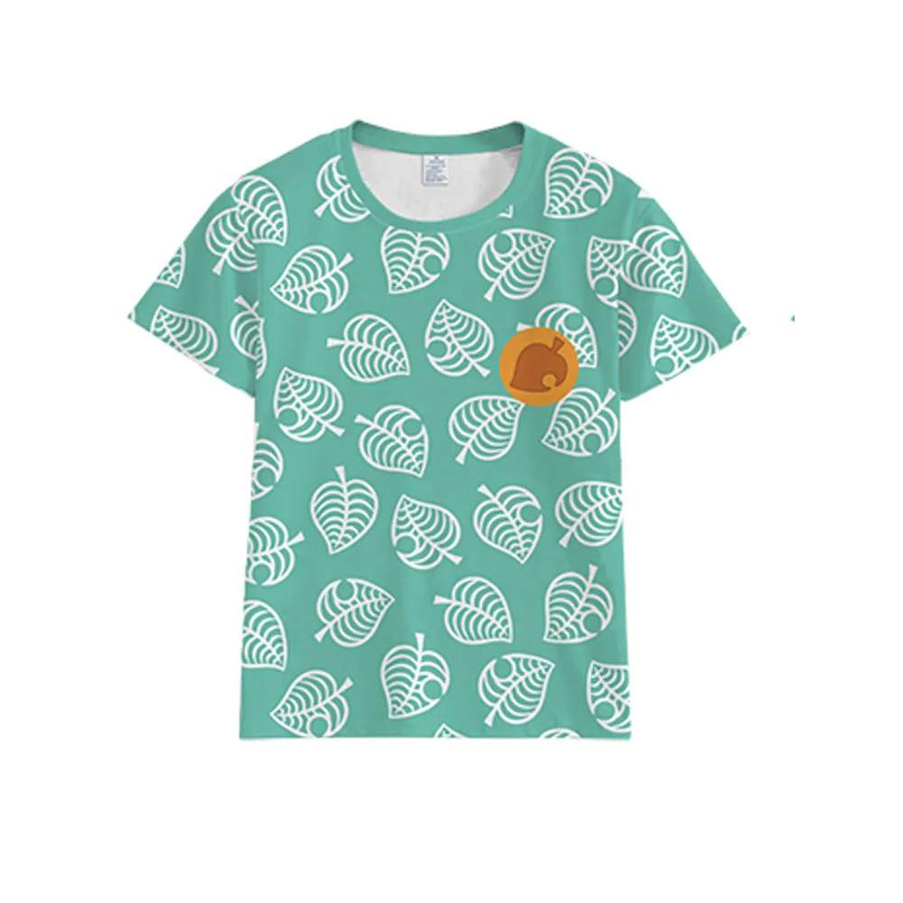 2020 Fashion Adult Kids Game Animal Crossing Cosplay T Shirt Tom Nook Shirts Costume Raccoon Family Latex Mask Anime Props