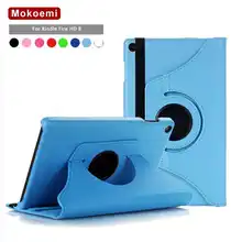 Mokoemi 360 Вращающийся Кожаный чехол-подставка 8," для Kindle Fire HD 8 чехол для Kindle Fire HD8 чехол для планшета