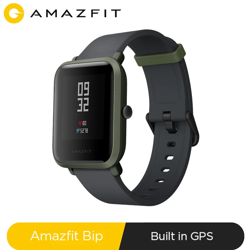 Original Amazfit Bip Smart Watch Bluetooth Gps Sport Heart Rate Monitor  Ip68 Waterproof Call Reminder Zepp App Alarm Vibration - Smart Watches -  AliExpress