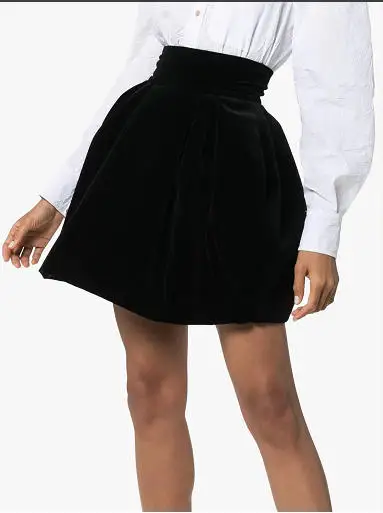 

2019 luxury new women velvet skirt female casual ball gown skirt ddxgz2 9.08