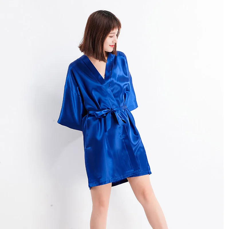 Ночная рубашка женская, вискоза, банное платье, Yukata, одежда для сна, ночная рубашка, Женская Мини-кимоно, халат, модный, праздничный