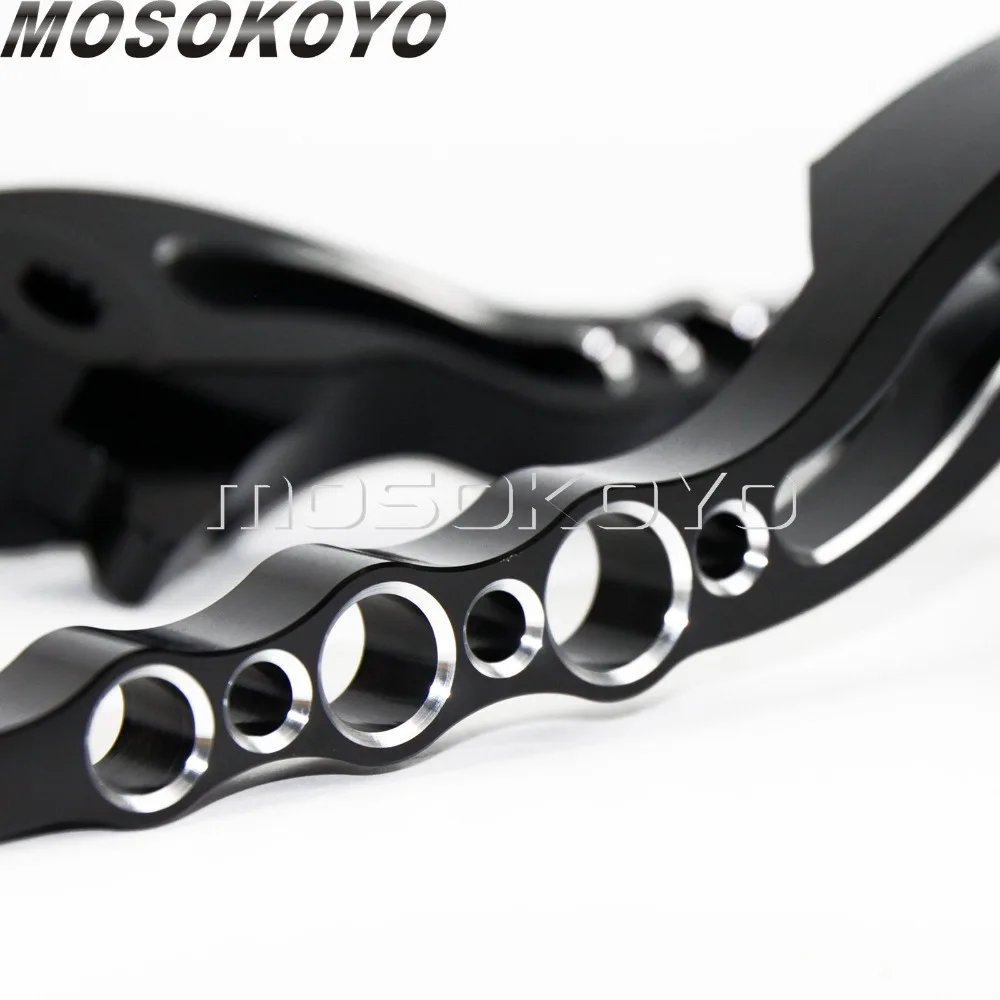 Алюминиевый руль мотоцикла тормоза управления сцепления рычаги для Suzuki Boulevard M109R 2006- 17 хром/черный