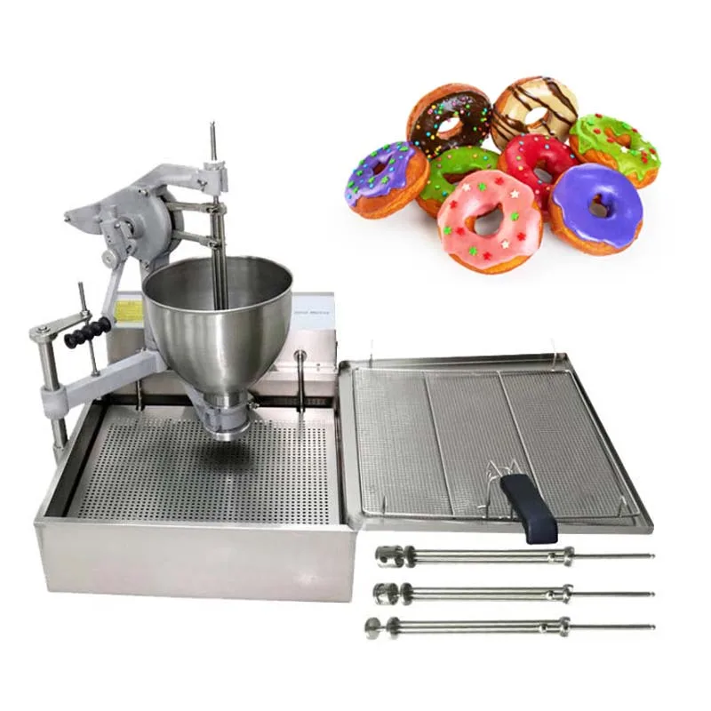 

9L Commercial Electric Manual Donut Machine 3000W Electric Heating Donut Fryer