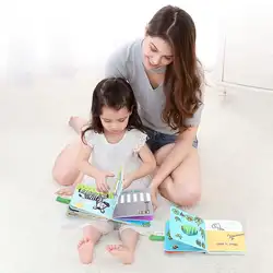 Детская книжка-пазл раннее образование книга из объемной ткани игрушка Новорожденные детские игрушки Обучающие Детские Тканевые книги
