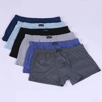 

10pcs/lot Cotton Plus 6XL 7XL 8XL Underwear Boxer Male XXXXL 2019 New Men's Boxer Pantie Lot Underpant Loose Large Short #nk578g