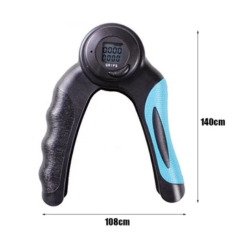 

Gripper Digital LCD Strength Wrist Exercise Dynamometer Counting Hand Grip Forearm Finger ENA88
