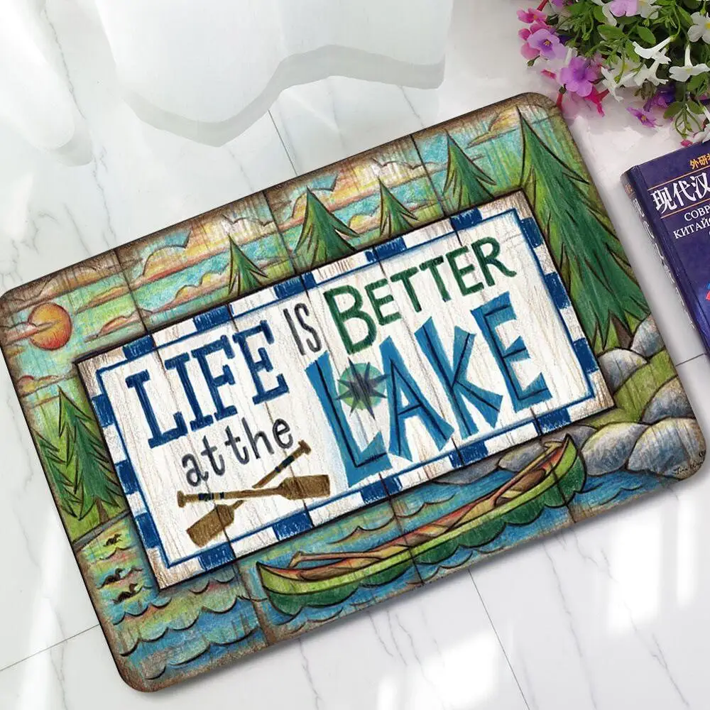 Абсорбирующий фетровый Противоскользящий коврик B с рисунком в виде твердого