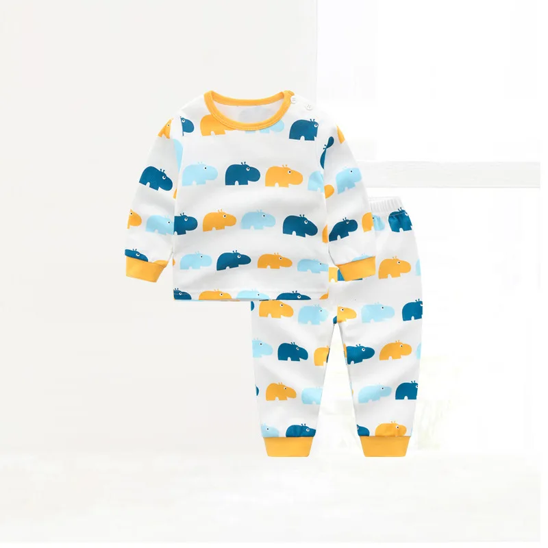 

ZWY845 Toddler Baby Boys Girls Clothes Child Tracksuits Spring Autumn KidsPants 2Pcs/set Outfit Children Casual Clothing