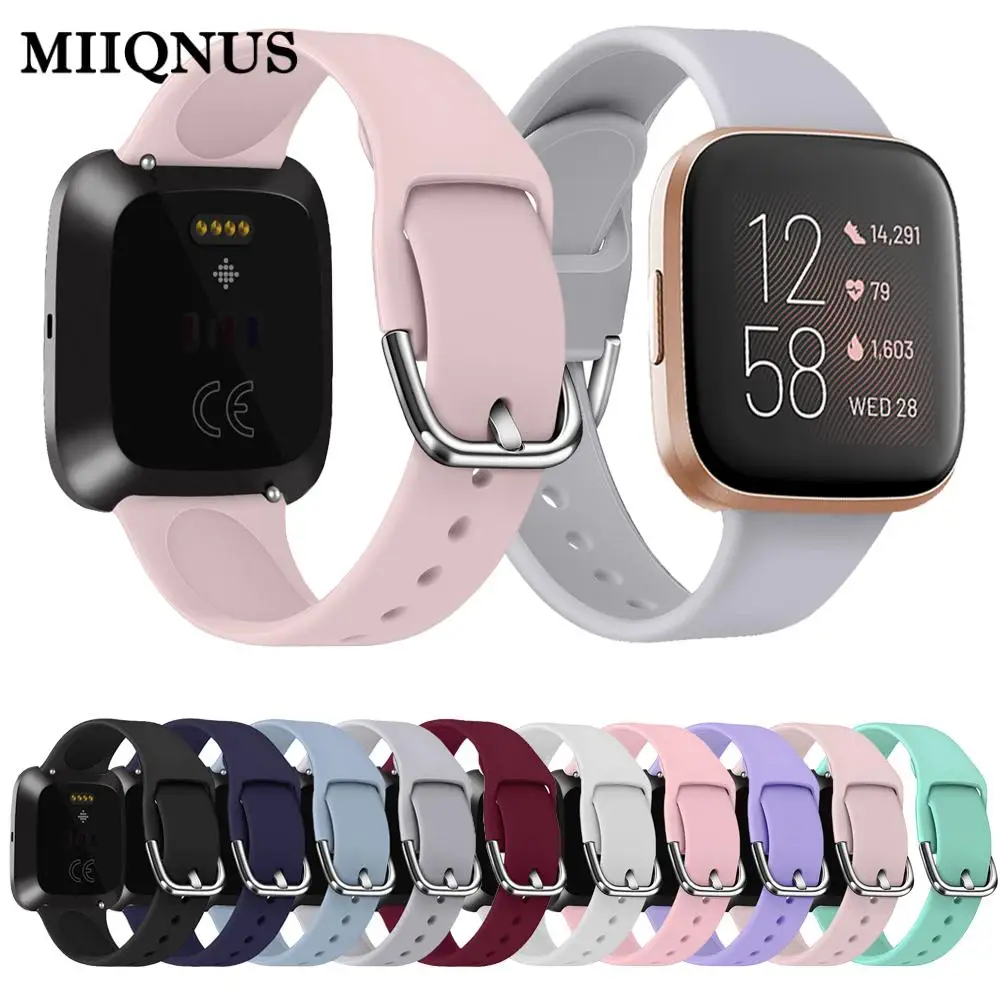 MIIQNUS модный сменный Браслет мягкий ремешок силиконовый для часов браслет Fit bit Versa