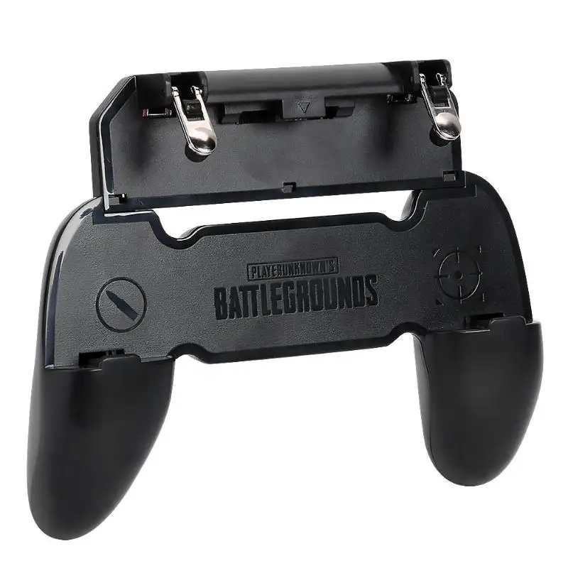 

W10 Retractable Game Controller Handle Trigger Button Gamepad Comfortable Grip Simulated Real Shooting for iOS Android