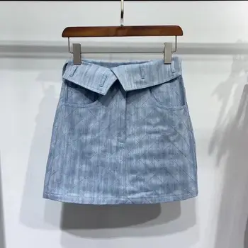 

WW0553 Fashion women's Skirts 2019 Runway Luxury famous Brand European Design party style women's Clothing