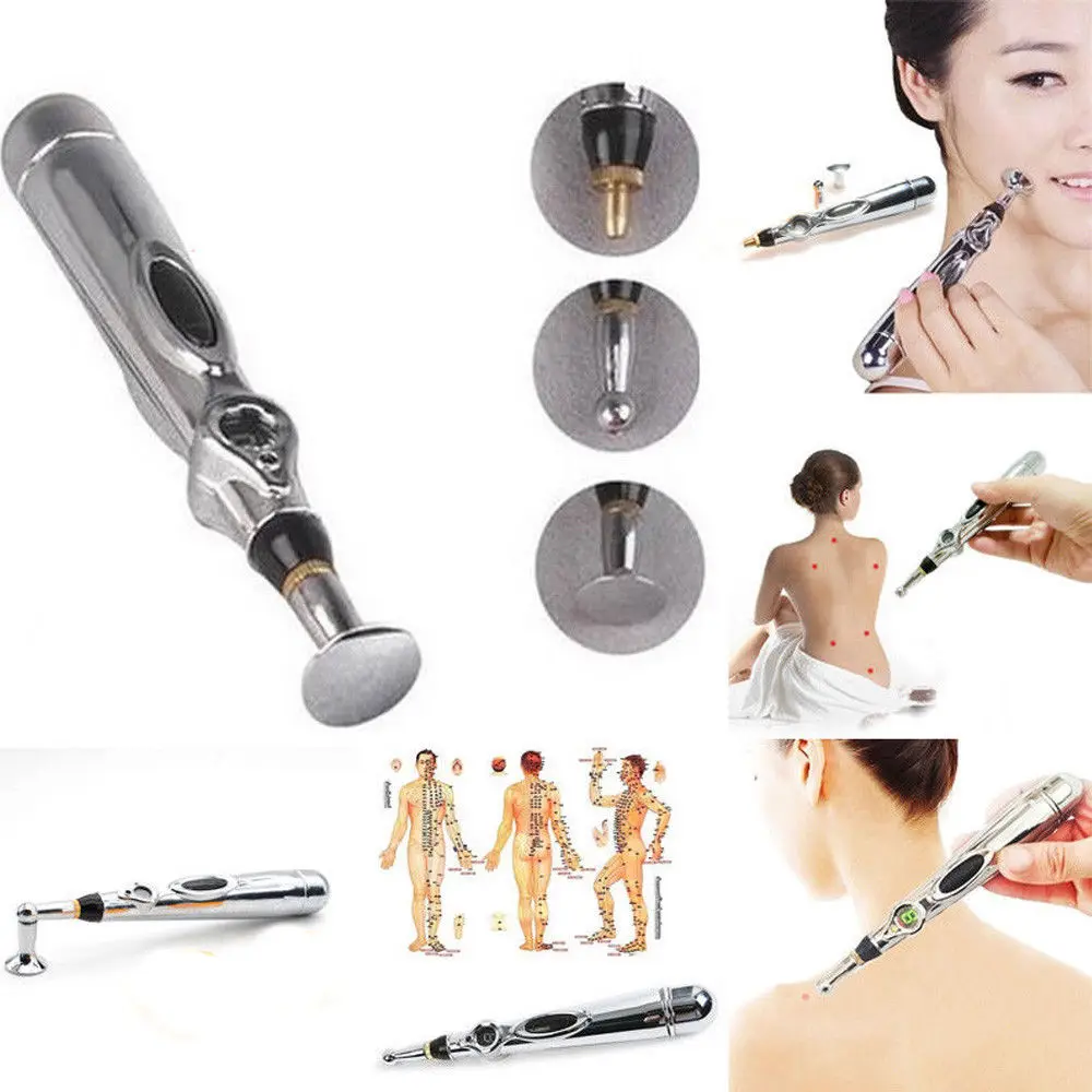 Electronic acupuncture pen Electric meridians Laser Acupuncture machine Magnet Therapy instrument Meridian Energy Pen massager |