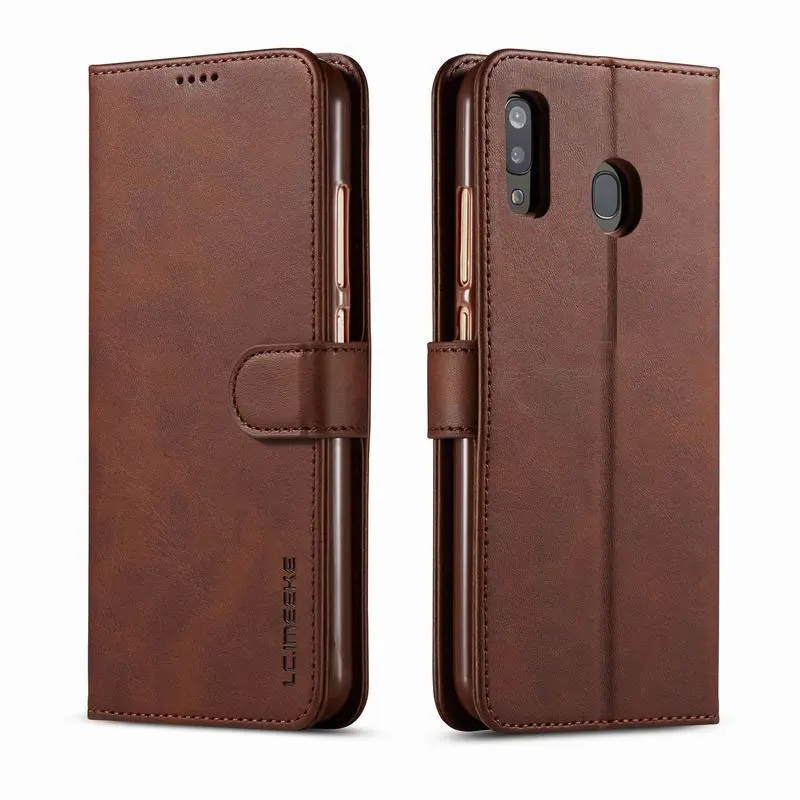 Чехол для телефона Samsung Galaxy A30S кожаный чехол с откидной крышкой и бумажником A30 S