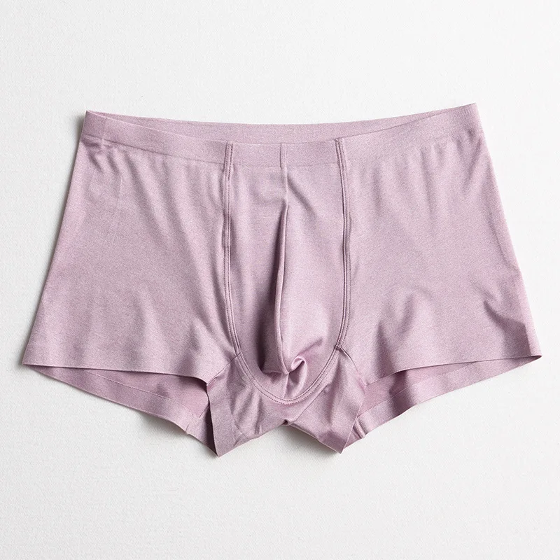 Мужские Бесшовные трусы боксеры большого размера размеры до 3XL нижнее белье